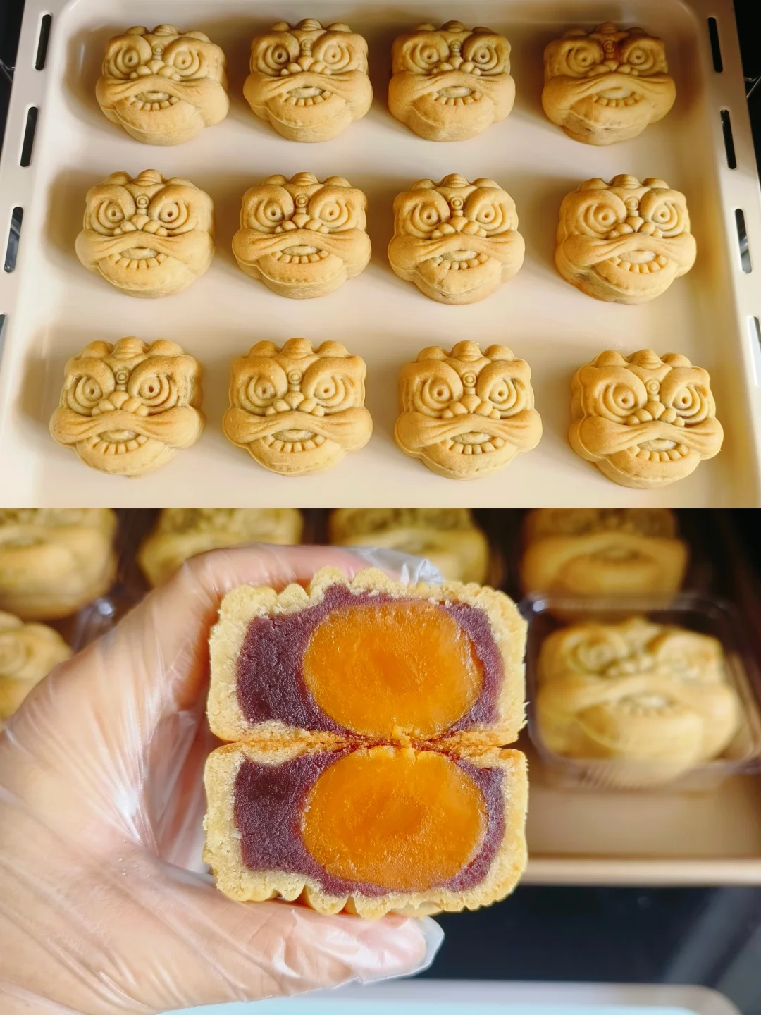 锁死这个配方🔥经典广式月饼一次成功