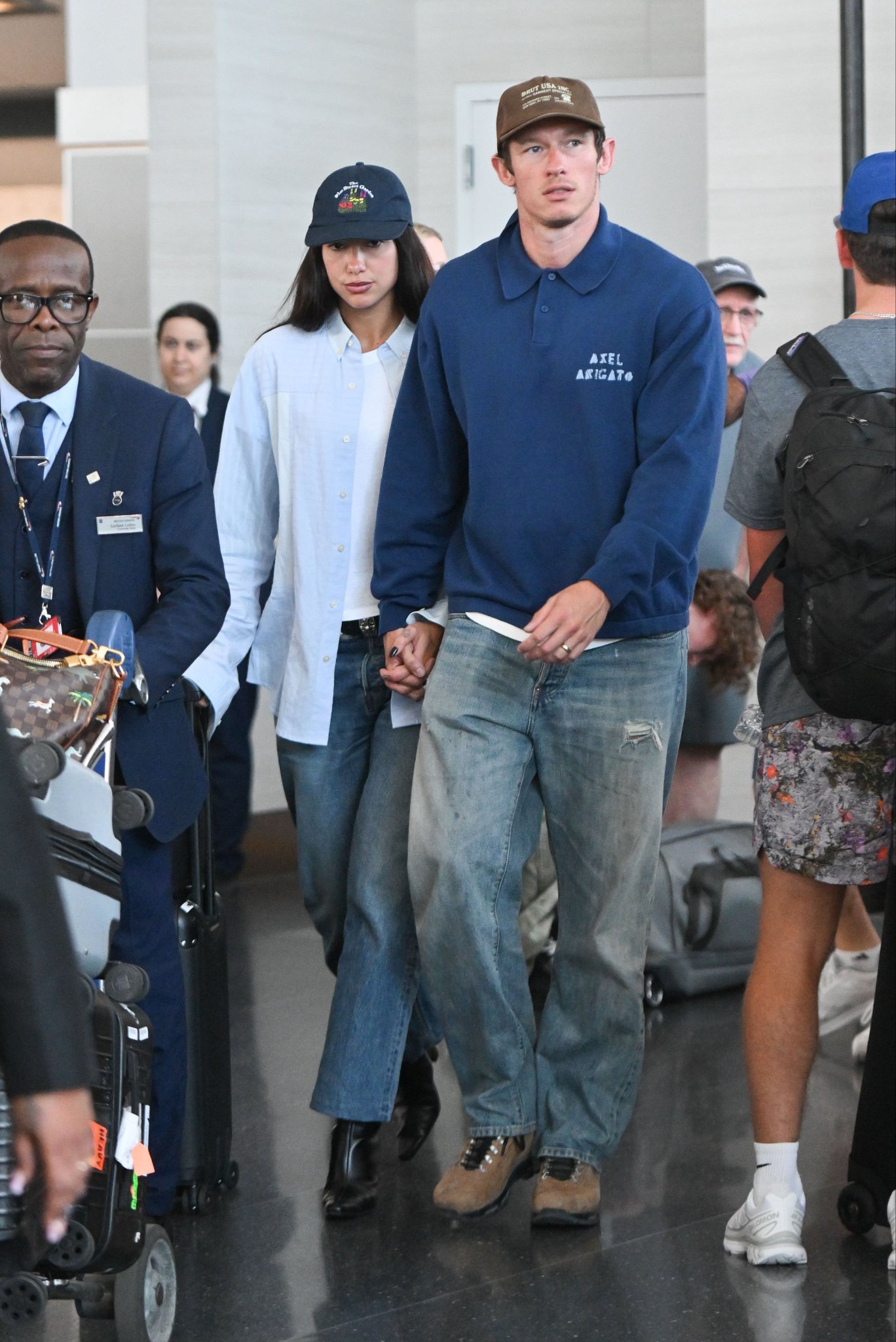 DuaLipa  纽约我们来了！李啪夫妇已抵达纽约 