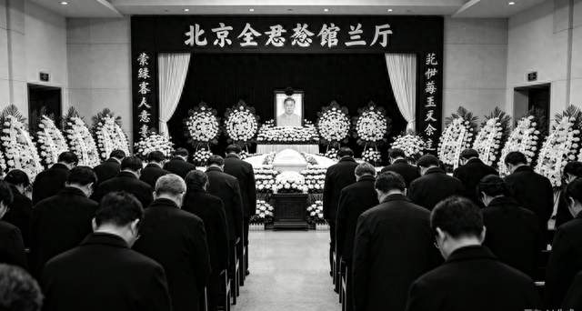 一身黑衣戴墨镜低调抵达八宝山，胡歌现身游本昌告别仪式不时擦泪