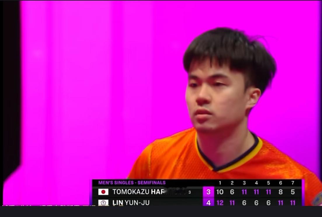 恭喜林昀儒4:3张本智和晋级决赛—张本智和郁闷的低下了头
1月11日，多哈冠军赛