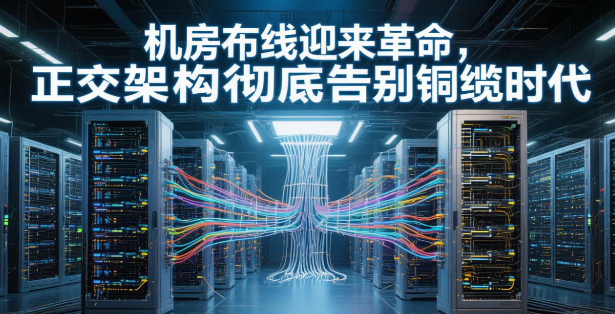 机房布线迎来革命，正交架构彻底告别铜缆时代
最近跑了好几个智算中心，发现一个有意