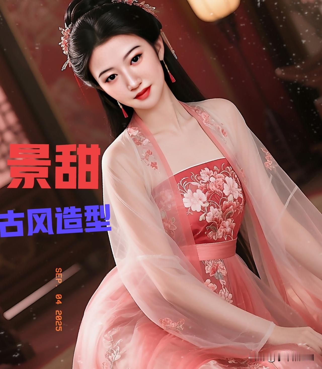 景甜古风造型惊艳绝伦气质优雅 明星 女明星 气质女明星 景甜 ​​​