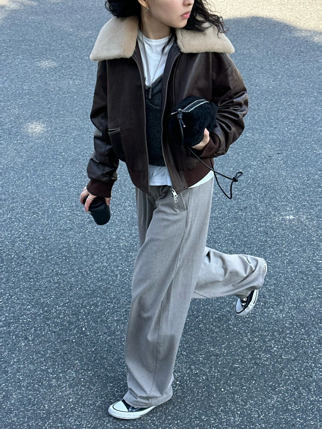 冬日穿搭｜一直钟爱复古小皮衣