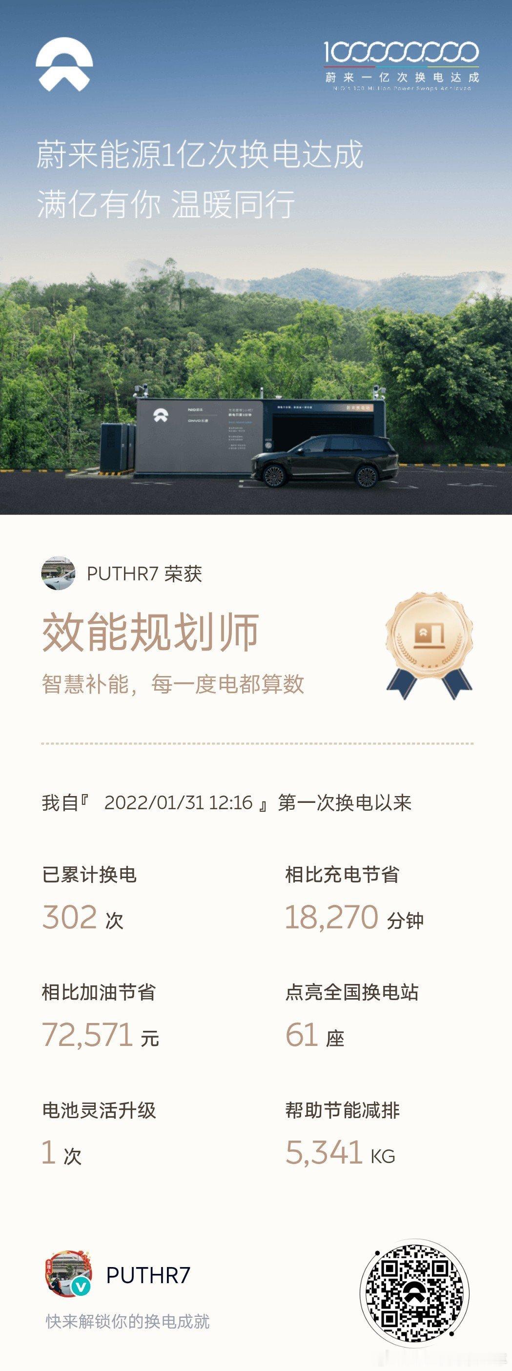 95%换电占比，换电为主，充电为辅，我可是言行一致新能源汽车