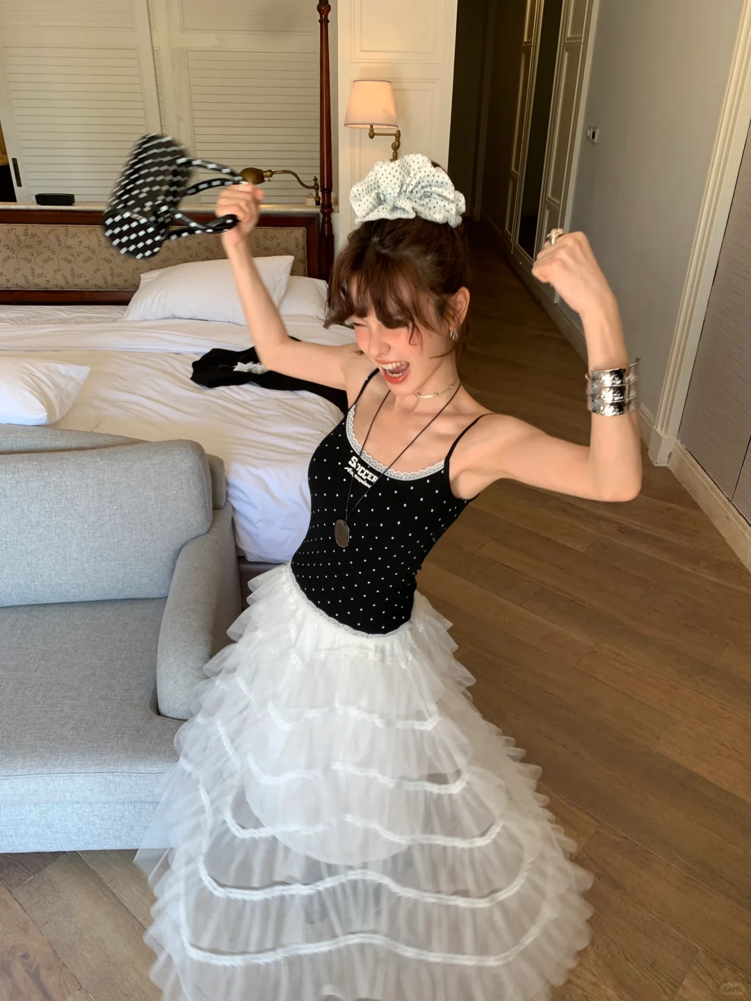 甜酷少女ootd  会跳舞的学姐
