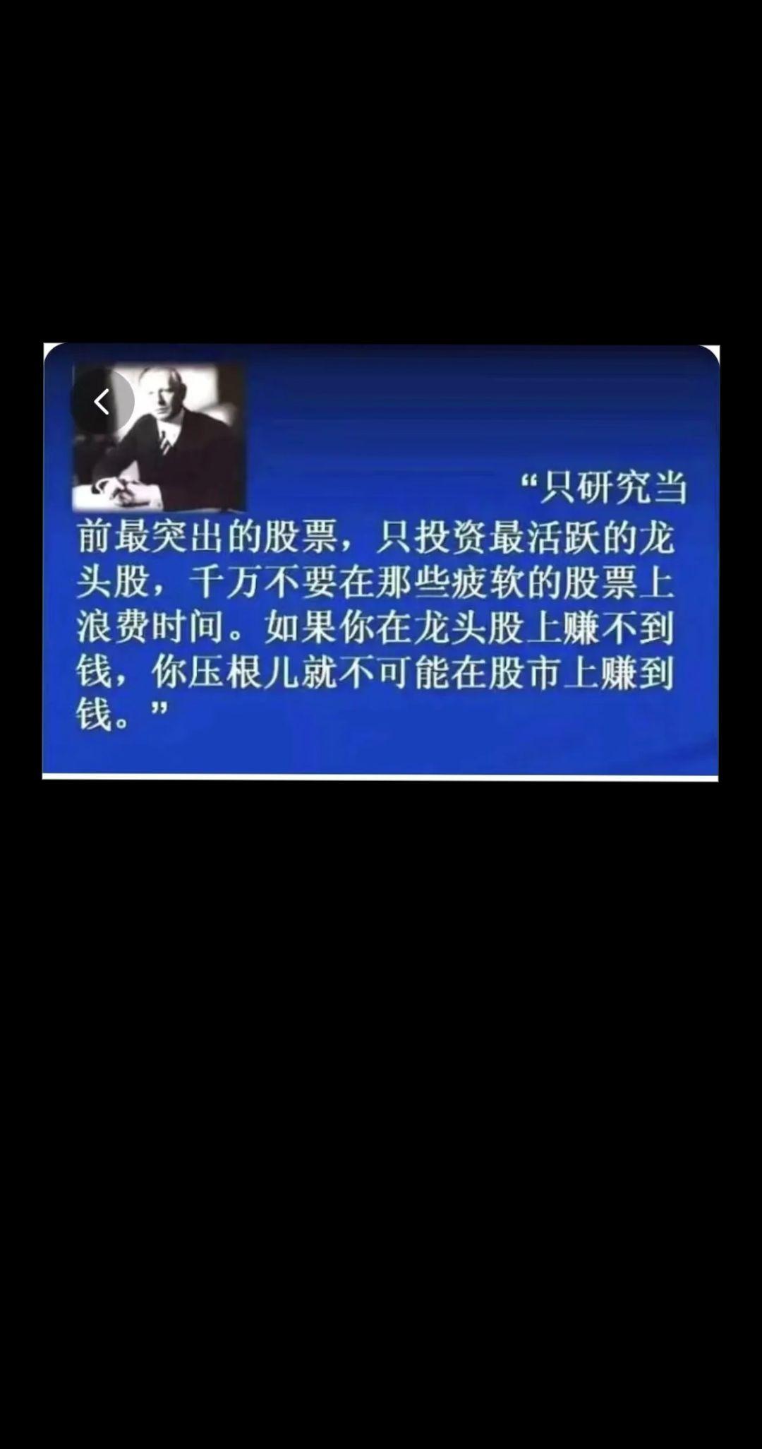 只研究最突出的龙头。