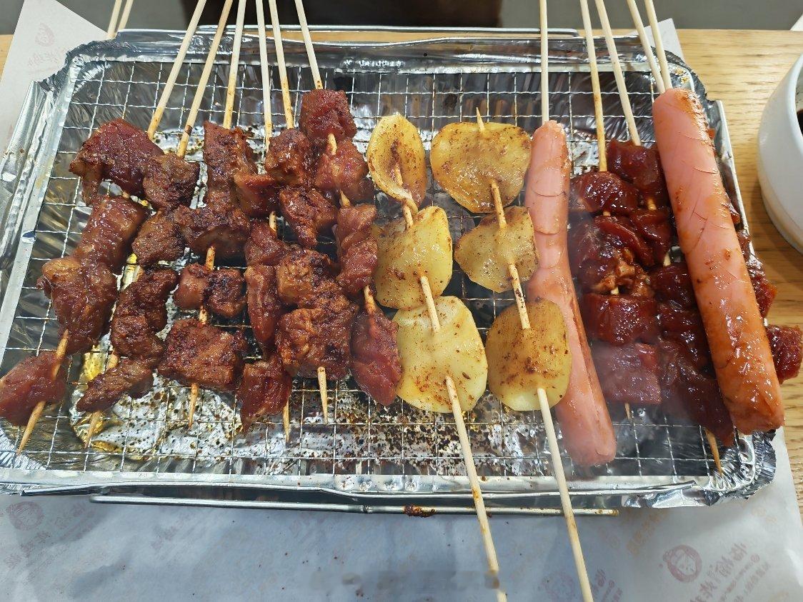 晚上在门口自己整点烧烤