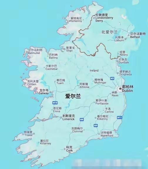 南北爱尔兰还有合并的可能？爱尔兰岛原本整体被英国管辖，1921年英国通过《英爱条
