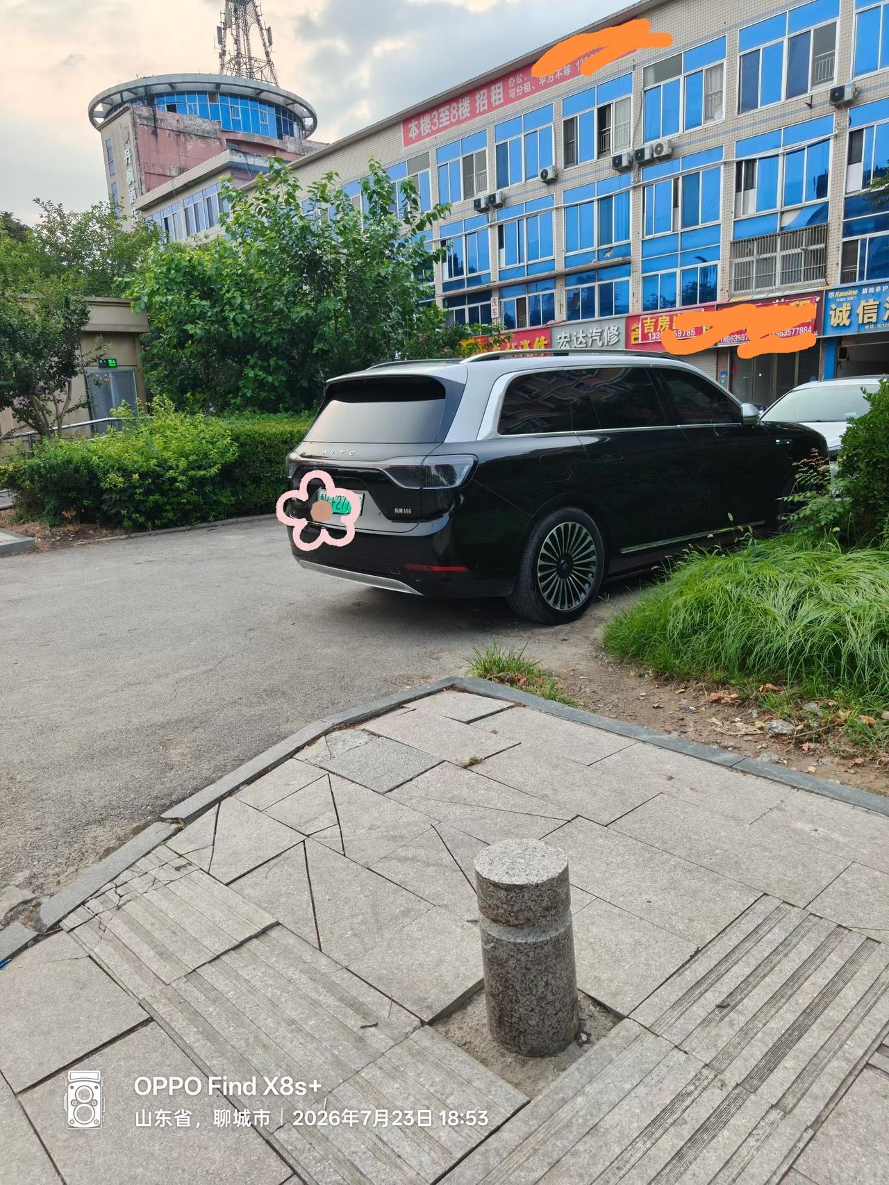 这位尊贵的问界M9车主大哥，素不相识，却伸出援手解救我家大胖狗于尴尬之中。

​