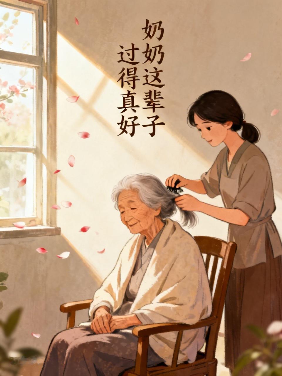 奶奶这辈子过得真好，真的。

九十七岁，今天早上还好好吃了早饭，跟我爸说要梳洗一