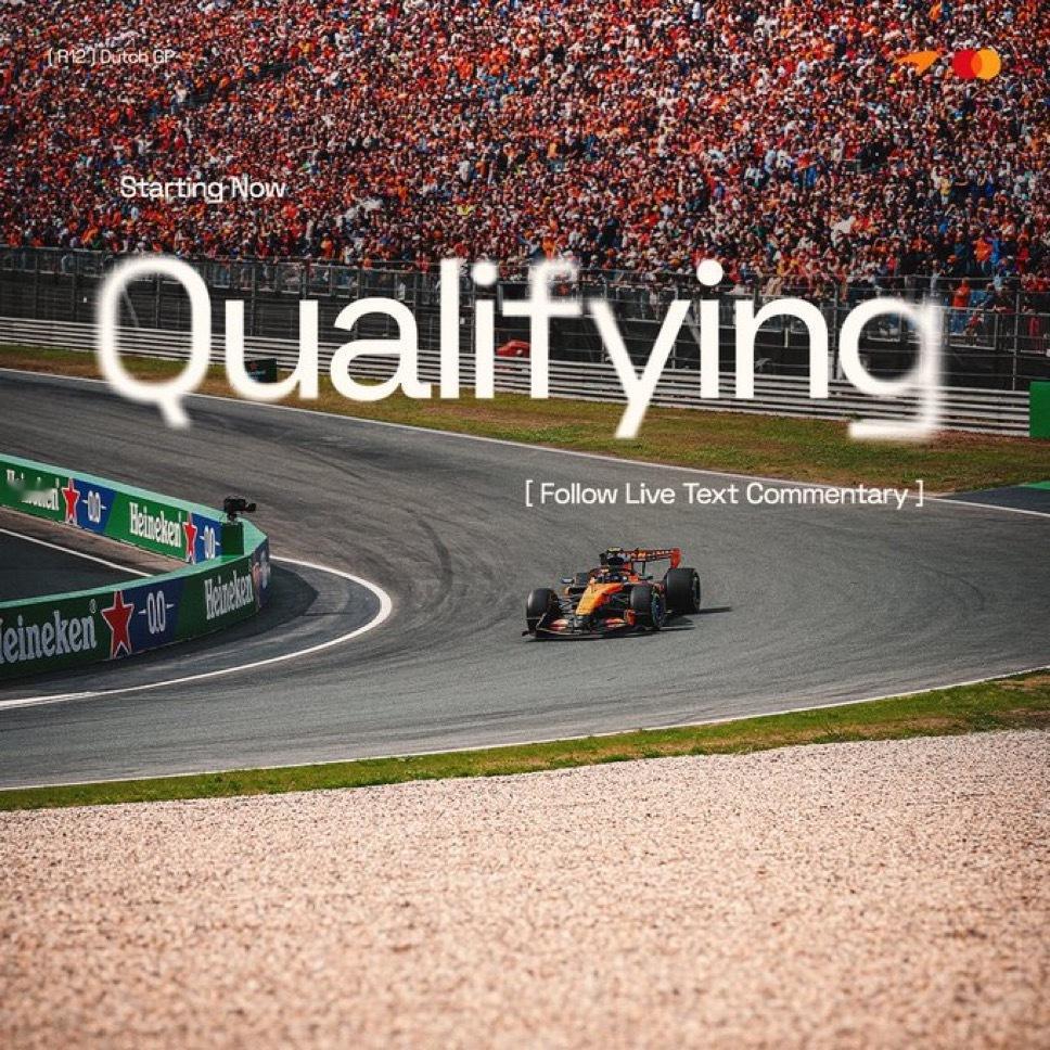 排位赛现在开始 🚨McLaren｜2026F1荷兰大奖赛 🇳🇱 