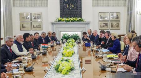 德媒：印欧达成自贸协定对中国的影响。

印度和欧盟早在 2007 年就开启了贸易