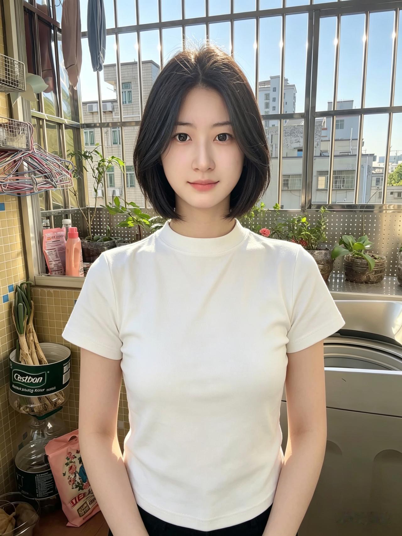 绿窗晴日暖生香，素袂轻垂影自长。
静对红尘心不染，一怀清韵入诗行。