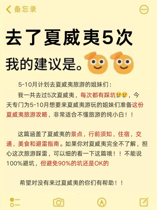 夏威夷会奖励每一个提前做攻略的人‼️