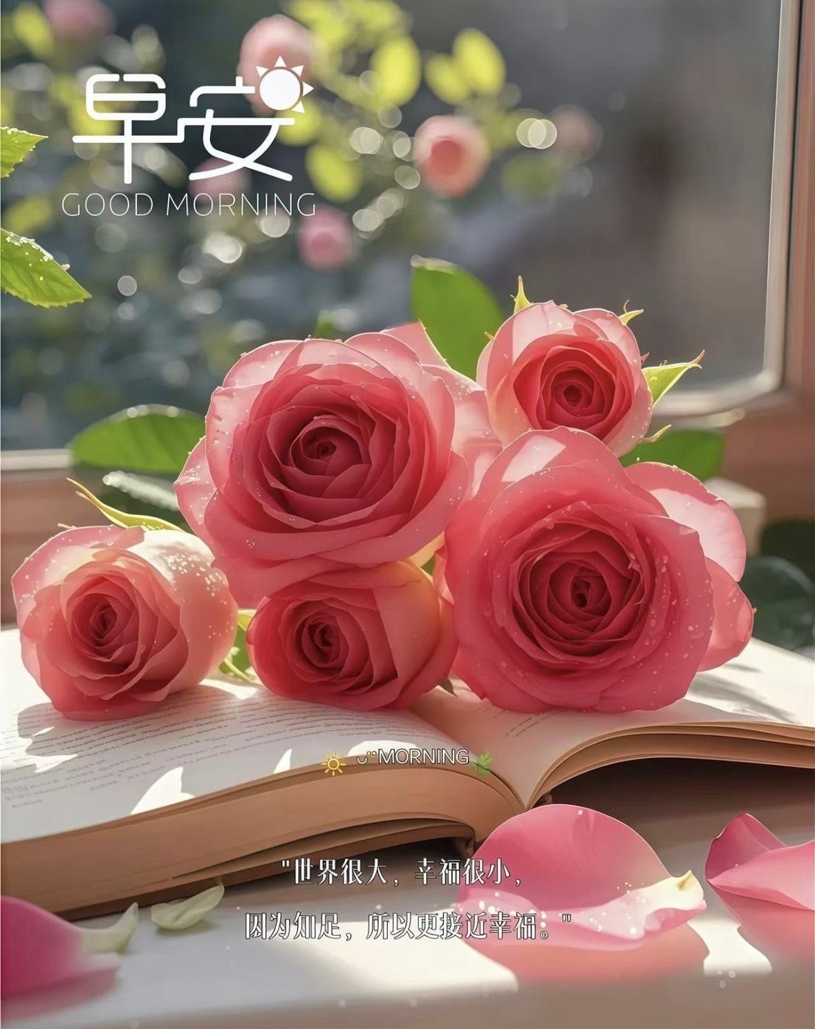 ♡生活不用太拥挤，心里清净，身边安稳，就是最好的状态。把日子过得简单一点，轻松自
