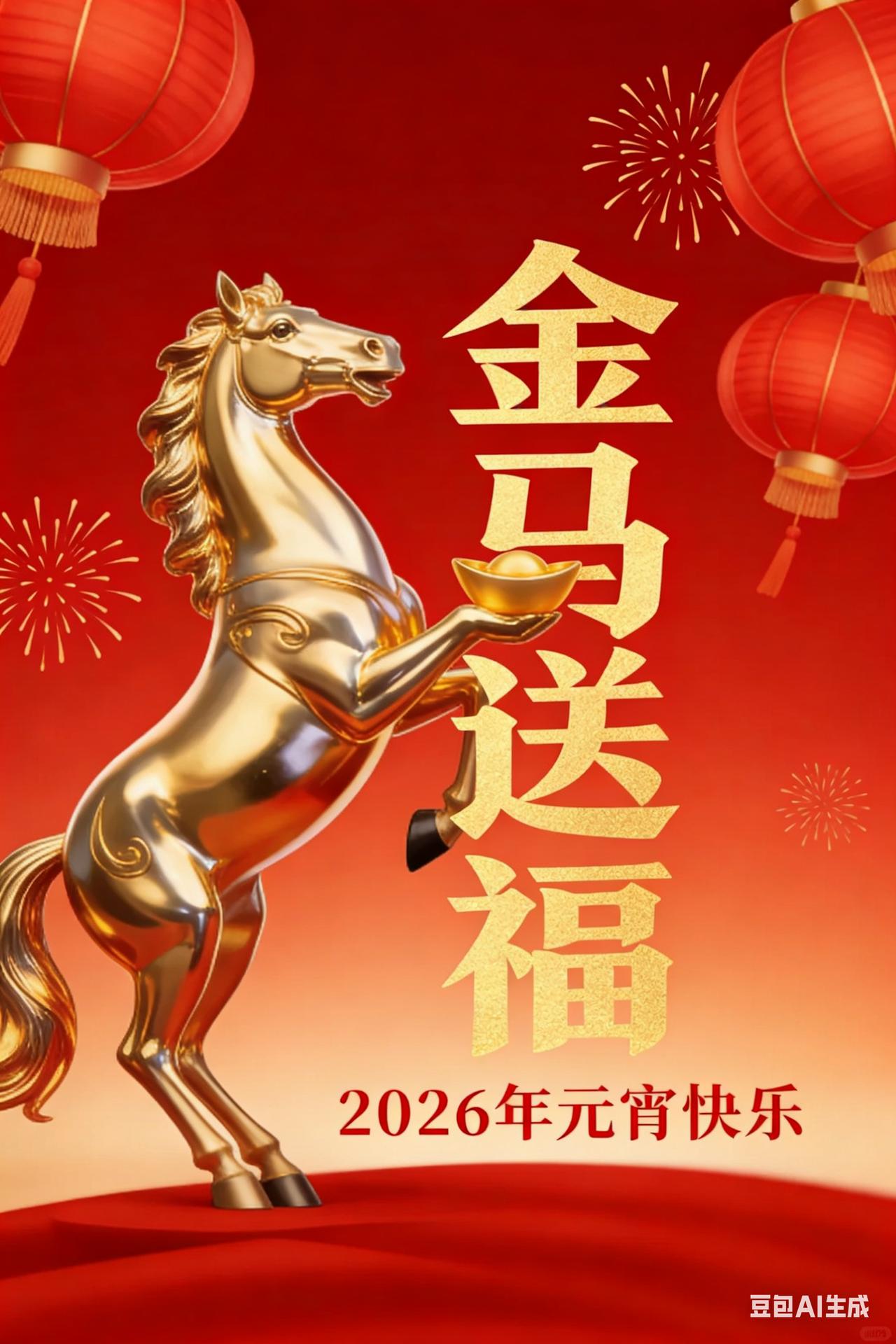 元宵到，送你一碗“马年专属汤圆”！皮儿是平安，馅儿是富贵，汤是好运。咬一口，烦恼