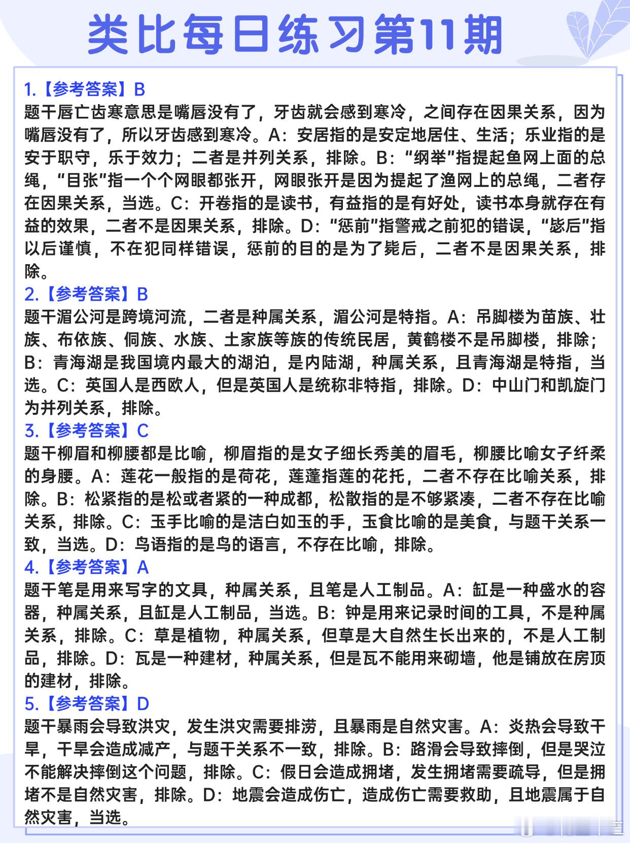图推类比每日练习第11期图推难度：☆☆类比难度：☆☆事业单位事业单位联考决战公考
