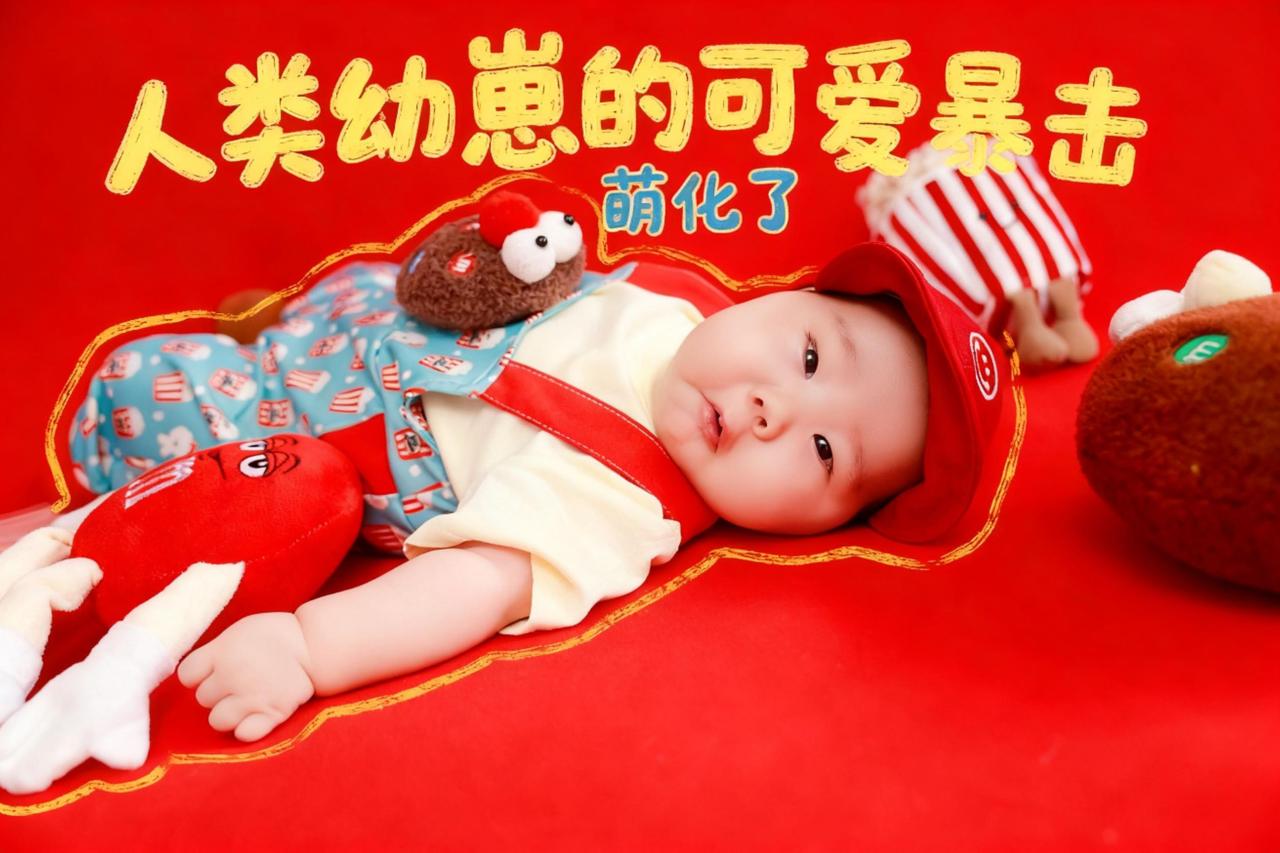 小元宝百日了，记录宝宝美丽的童年 我家小萌娃👶🏻