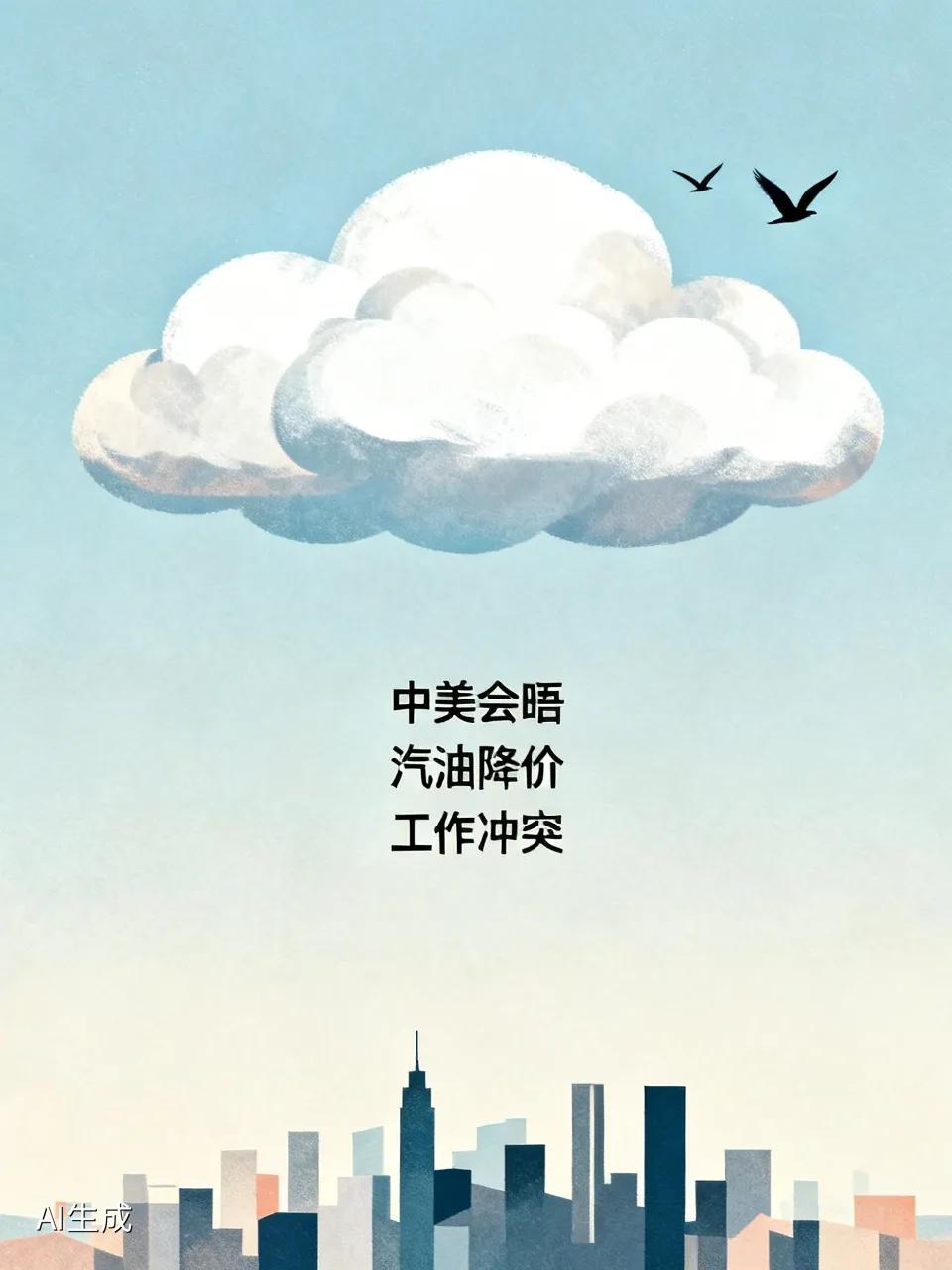 不知道中美会晤能产生什么样的火花，汽油能降点价么？
但今天对我来说却是个闹心的日
