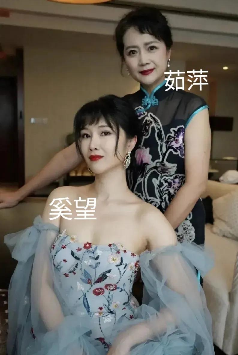 我妈妈说: “奚望是书香门第的婆婆们，喜欢的儿媳妇类型”。
奚望父亲是画家，母亲