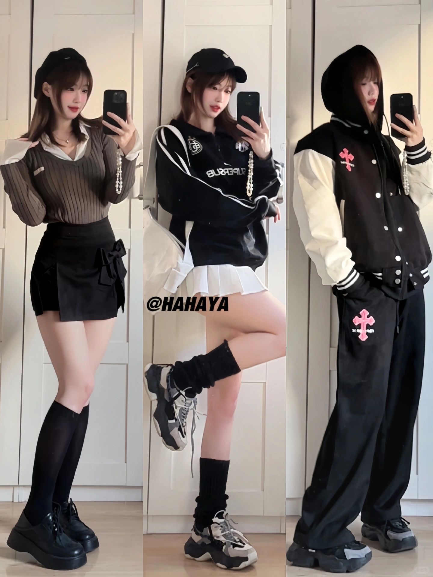美式复古辣妹穿搭🎱