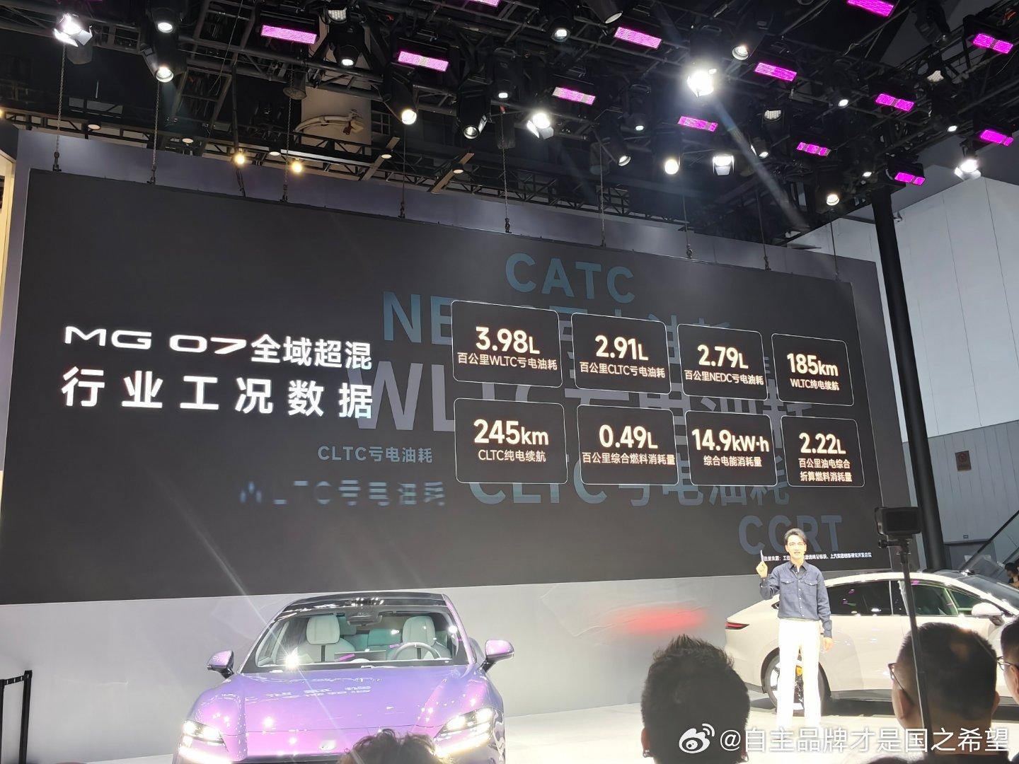 名爵07的价格十分炸裂新车正式上 纯电又降了9000混动上新就是十万出点头这回上
