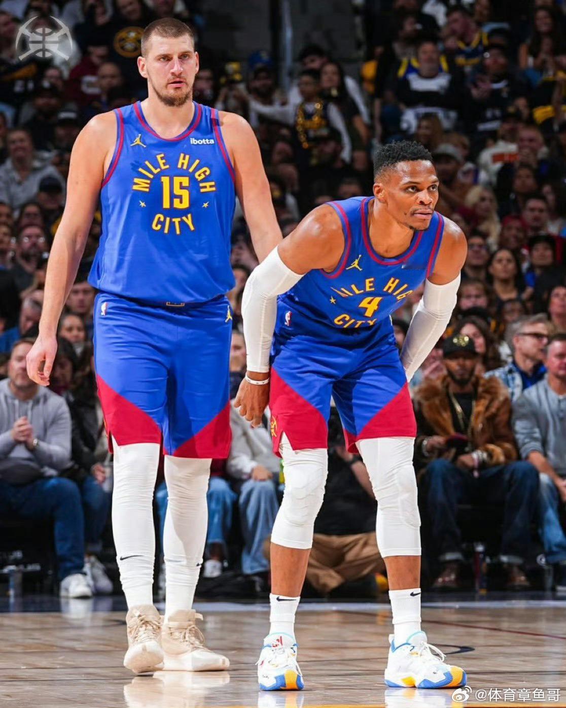 要比三双吗？丹佛掘金完胜！1、威少199次三双，NBA历史三双榜第一！2、约基奇