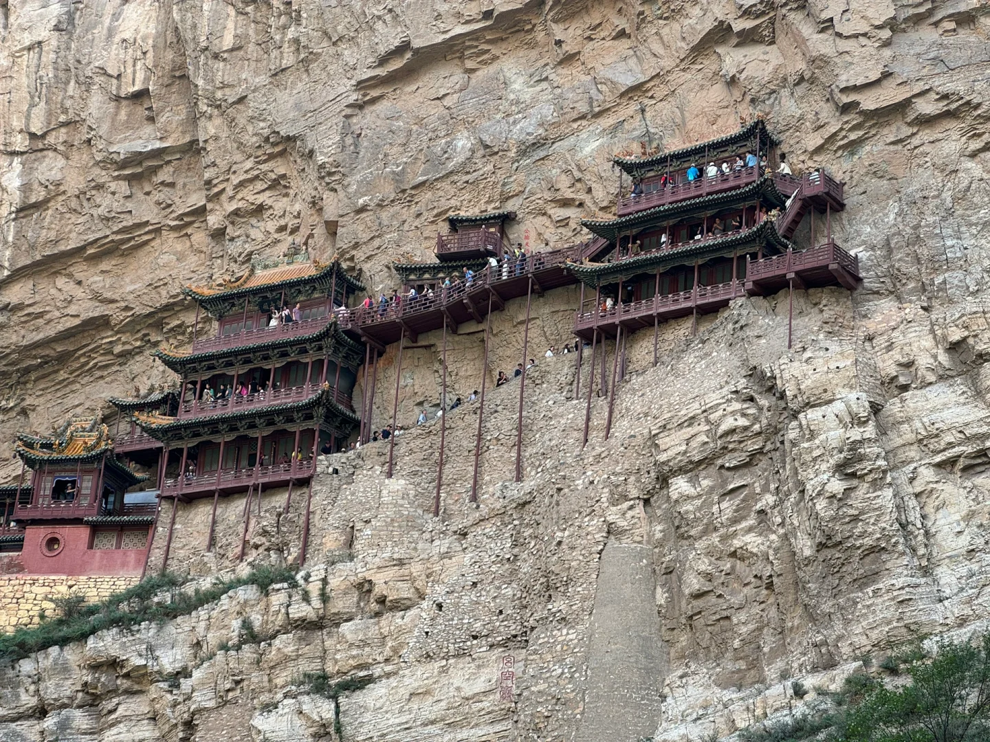 悬空寺登临票🎫抢到了抢到了‼️