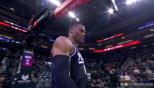 我要把最热烈的掌声送给国王老将威斯布鲁克！在今天国王主场以114：109力克步行