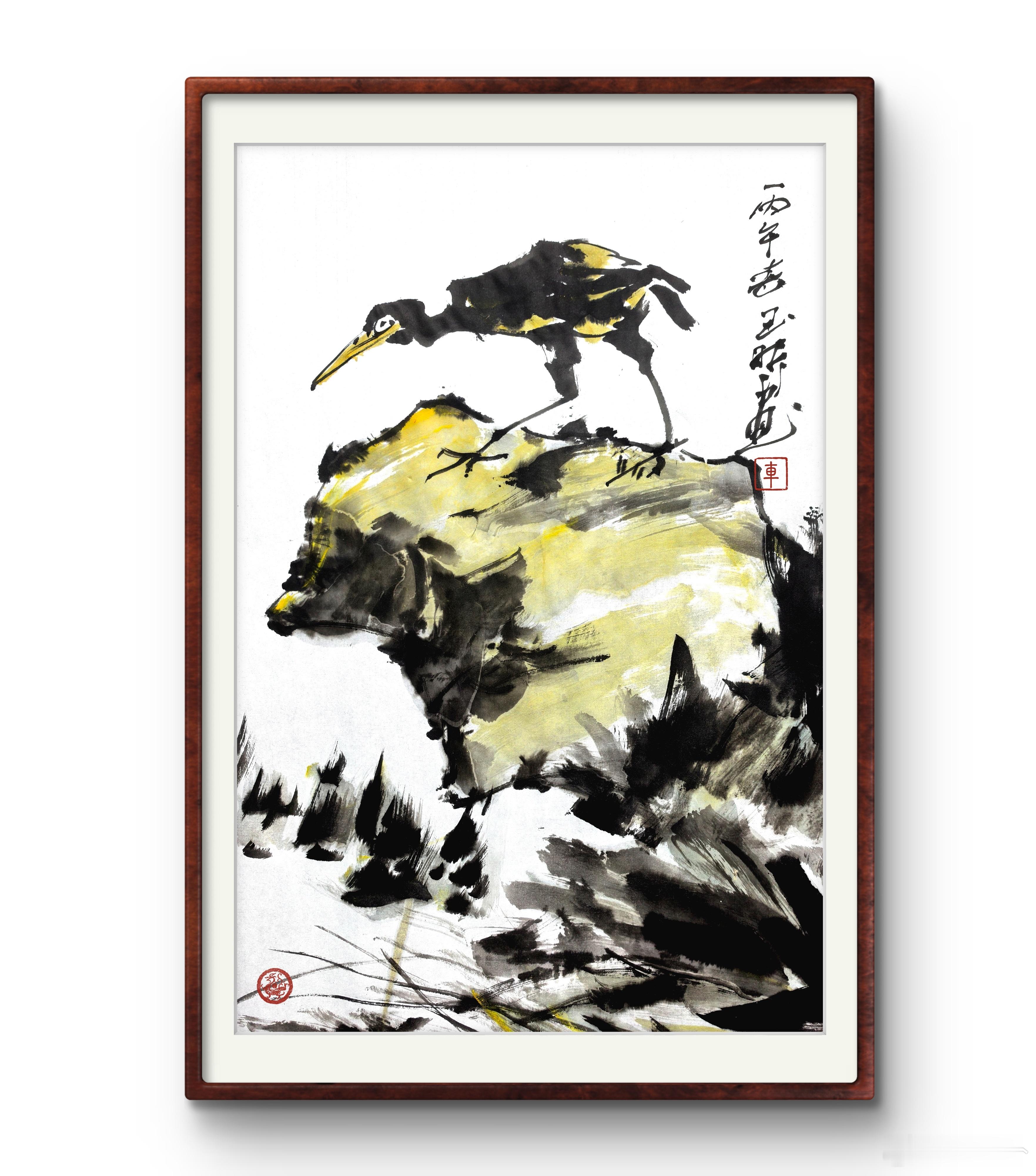 隔岸观水 