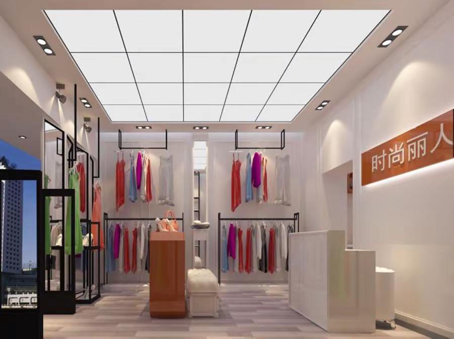 女装店 服装店设计案例效果图。服装店设计师，服装店设计作品，服装店设计方案，服装