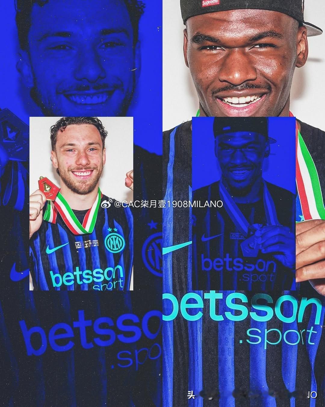 你们好，双冠王🇮🇹🏆🏆💙🖤 ​​​