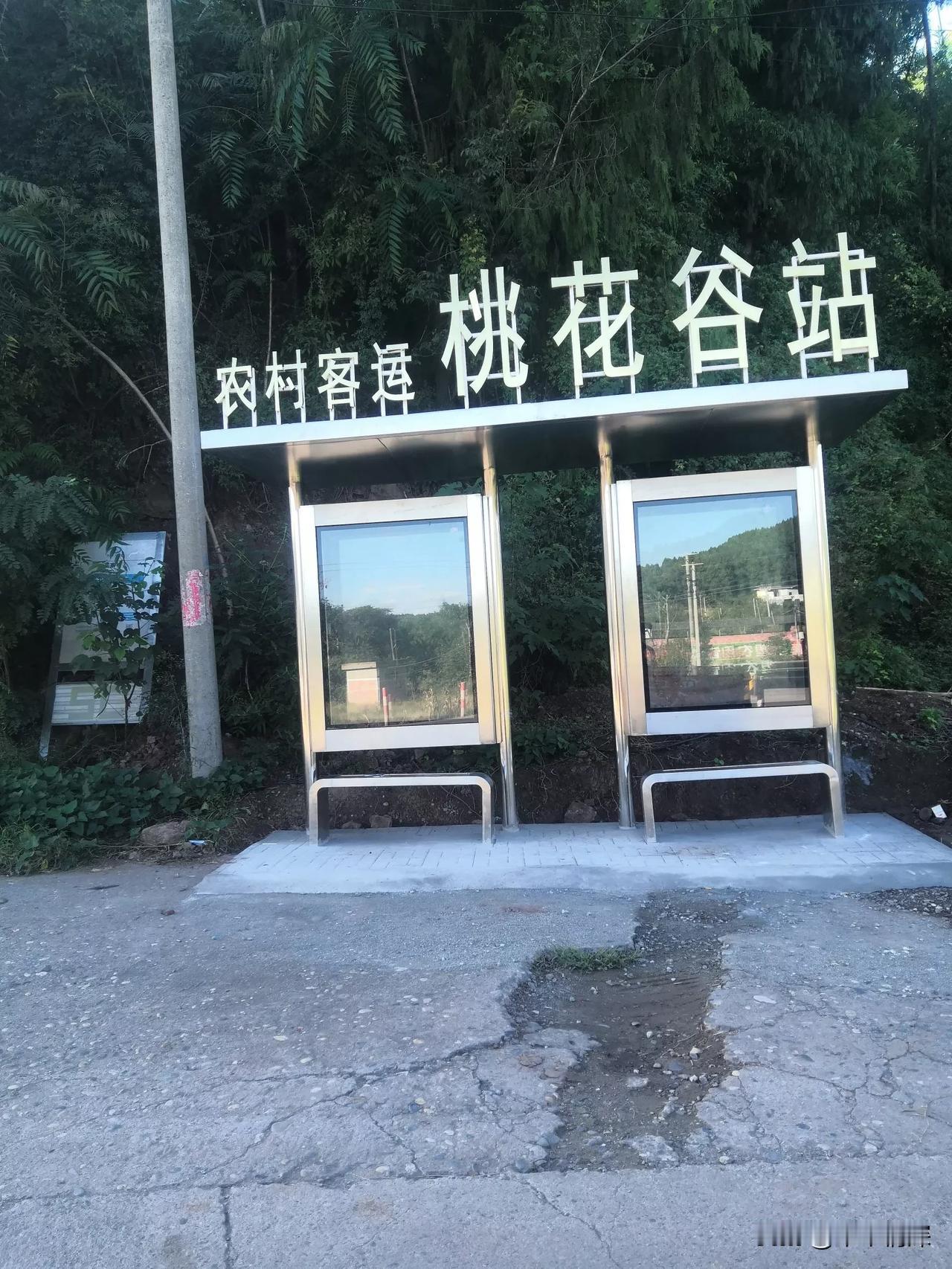 2025年10月17日下午，去乡镇拿一个快递，突然发现了当地打出了一个农村客运，