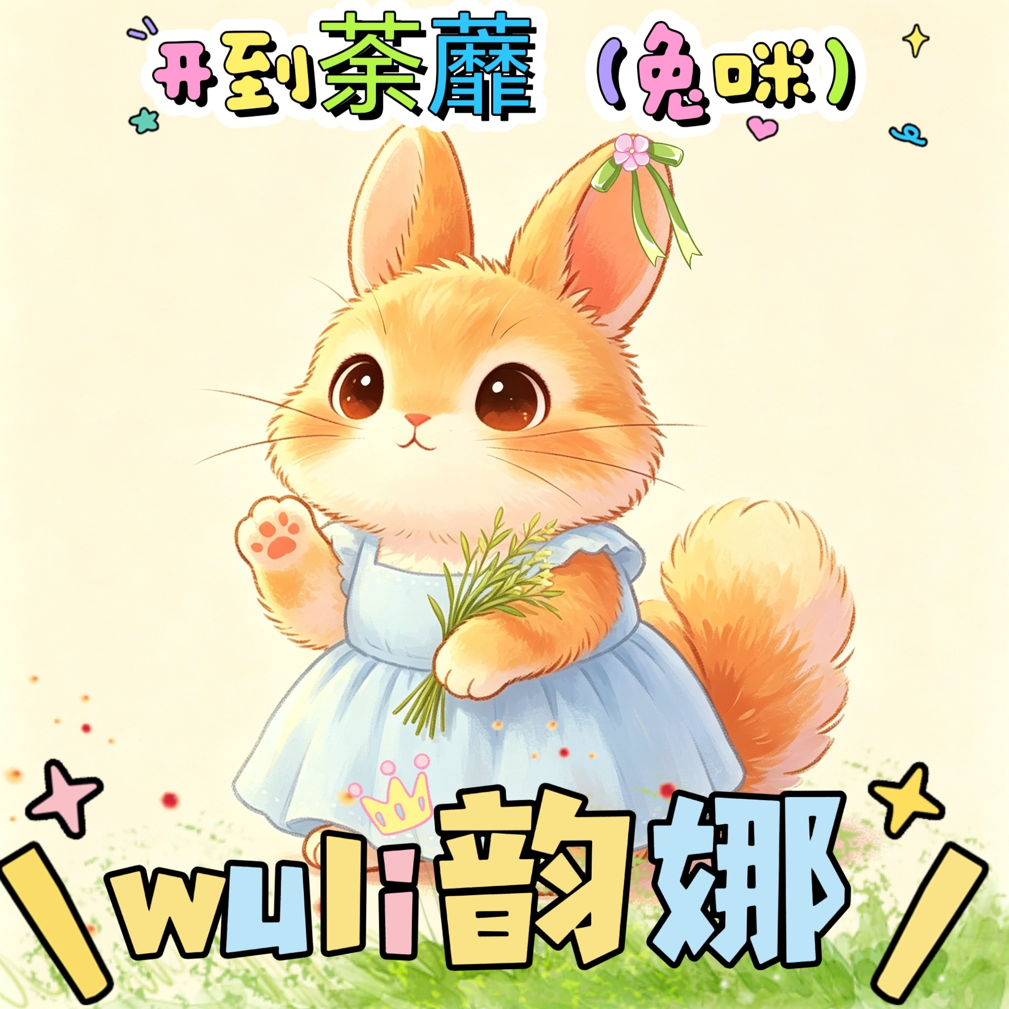 跟我读，开到荼蘼～兔咪～荼蘼。女主叫王韵娜，记不住就wuli韵娜，武力韵娜女王。