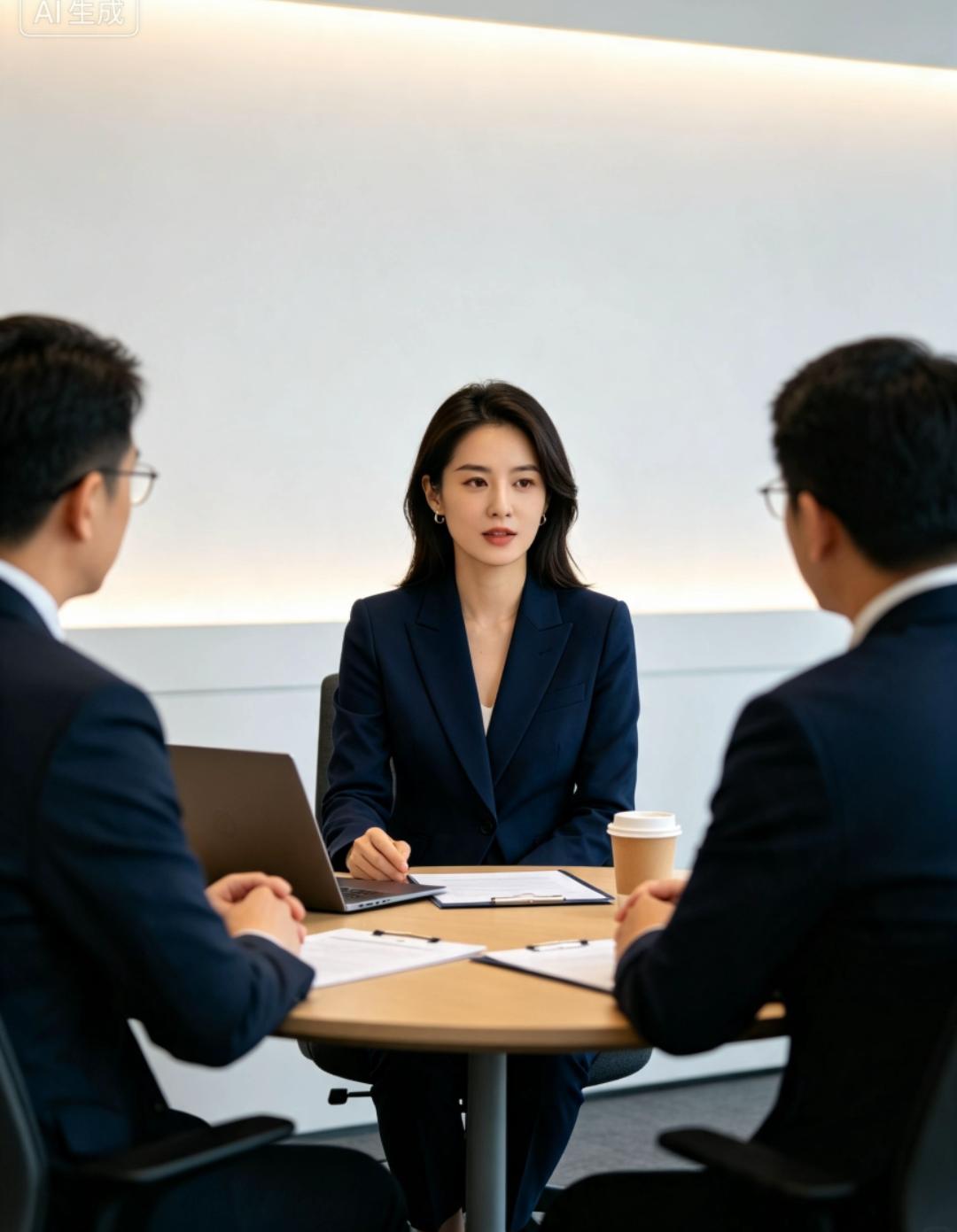一位长相清秀的女大学生去上海面试。面试官最后问她：“100个耳朵是什么字？”

