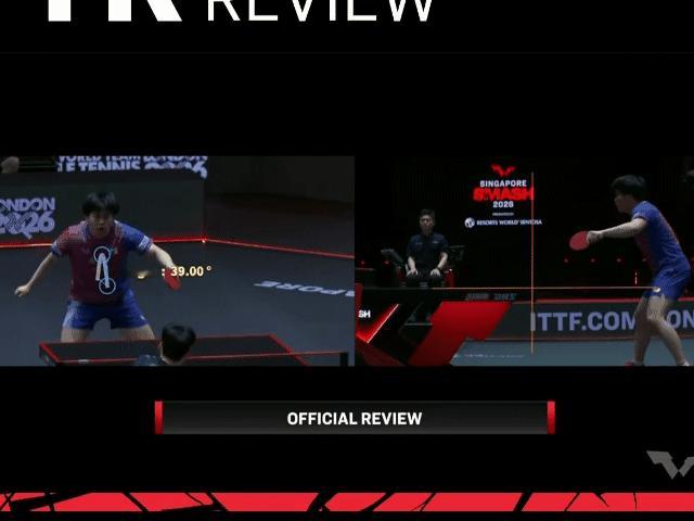 少爷的发球被盯上了吗？
2026WTT新加坡大满贯
松岛辉空发球回抛被裁判罚分