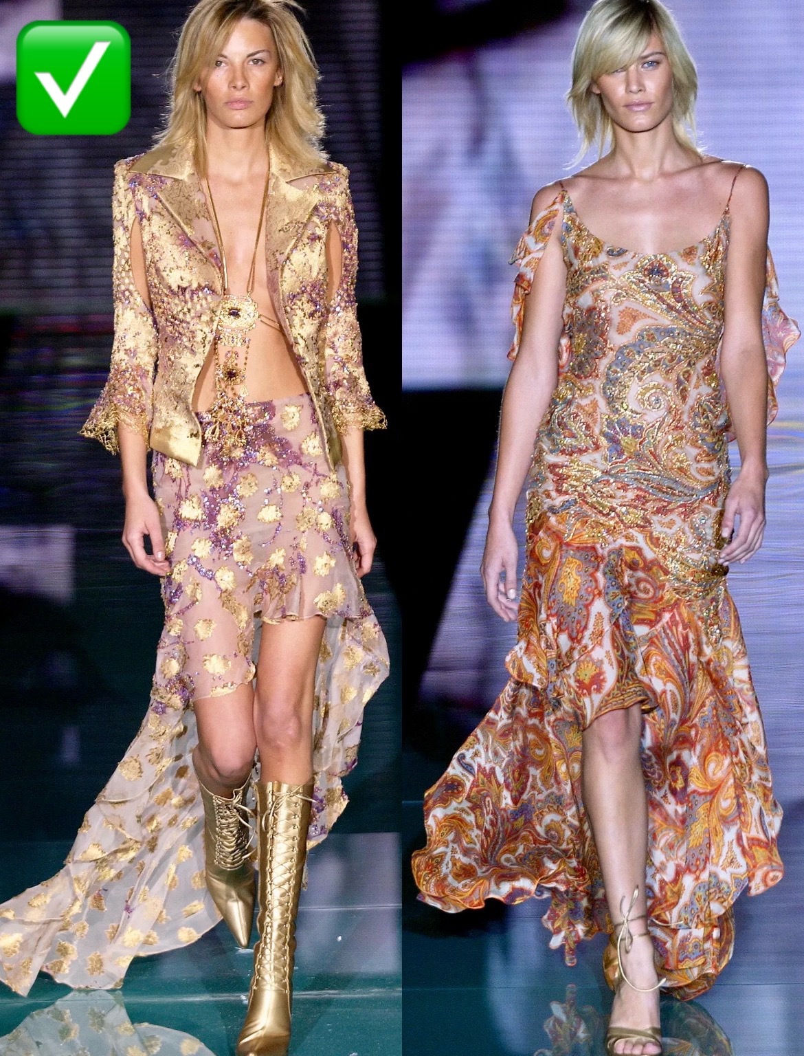 JENNIE 金珍妮 马德里音乐节上身【两套】Elie Saab 2003年春季
