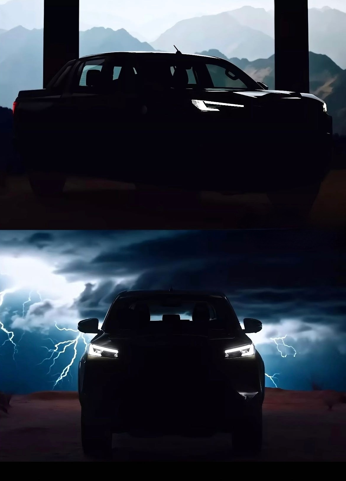 丰田发布新一代海拉克斯皮卡预告图，新车将于11月10日在泰国全球首发。作为全球最