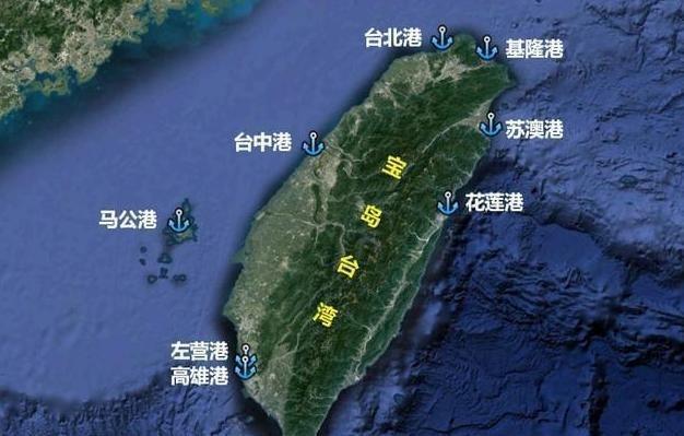 统一台湾地区怕误炸百姓？完全没必要瞎担心！看看台湾地图就知道，台湾一些军事力量特