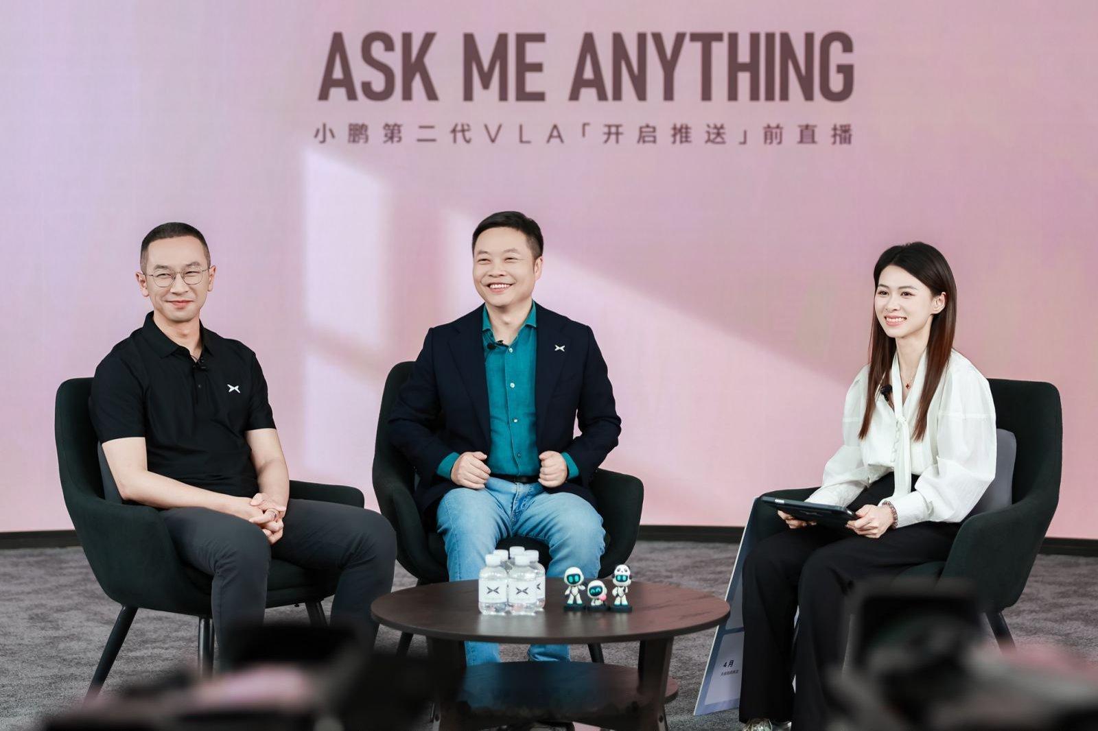 昨晚「ASK ME ANYTHING」直播中，何小鹏给大家解答了大量第二代VLA