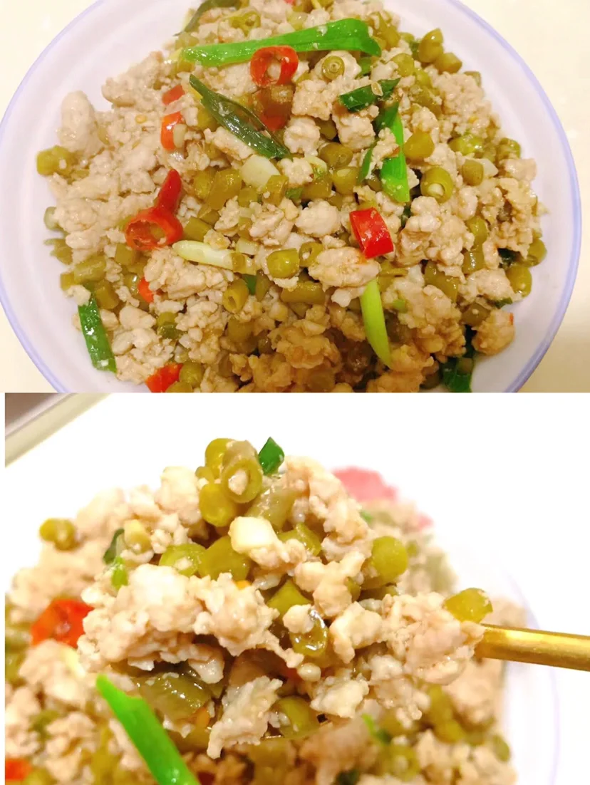 太下饭了！微辣脆爽的肉末酸豇豆！