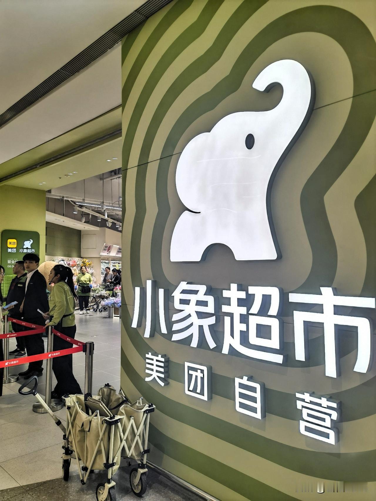 冰火两重天：老牌超市撤退，线上巨头为何逆势进场？

昨天围观了小象超市的开业，盛