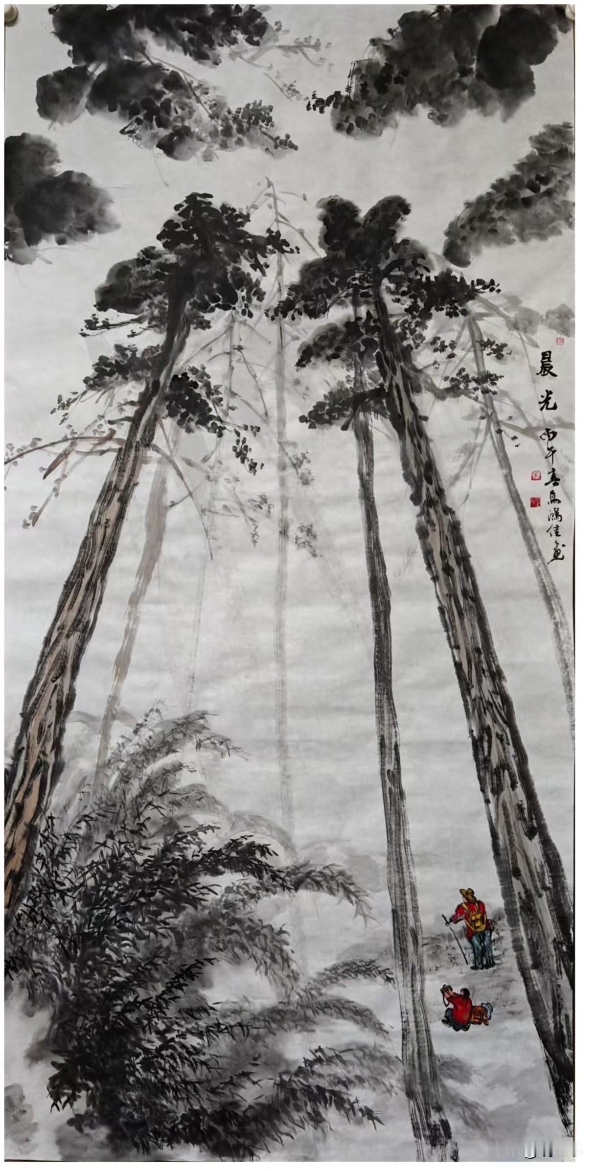 夜深树黑 自然万籁俱寂