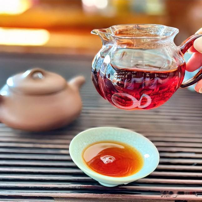 《天道茶成·诗经雅体》
铜壶如鼎，沸水如涛。新芽怯浪，翠痕未消。
世人逐华，茶客