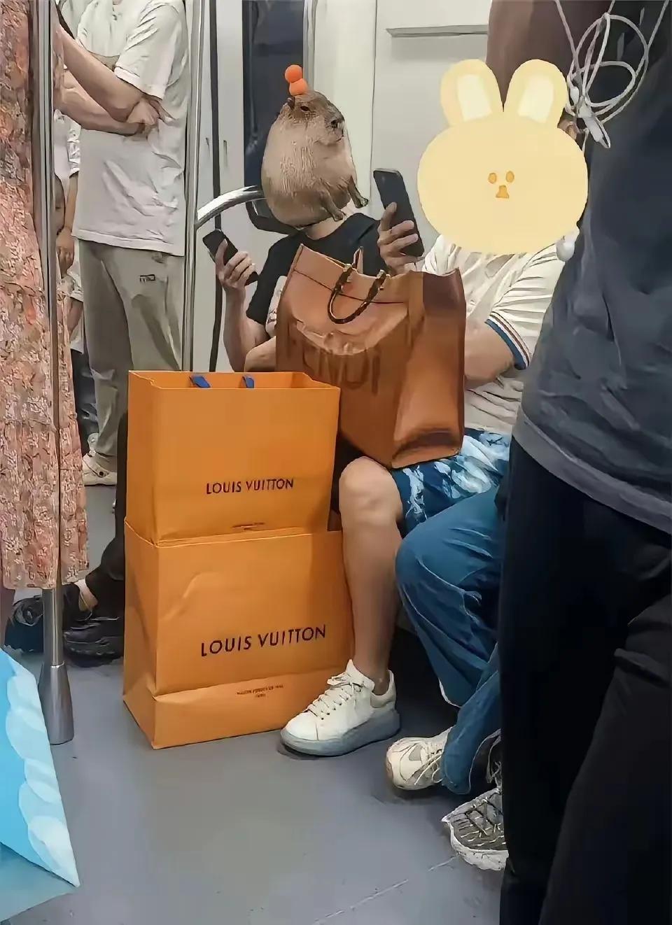 买了几个LV,为什么还和普通人挤地铁？