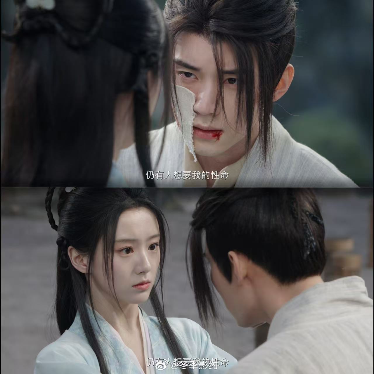 00后cp来整顿古偶圈了从造型到气质再到眼神互动，周翊然包上恩完美契合古偶人设，