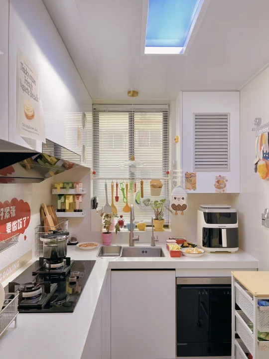 谁懂小厨房的痛❗️直到我遇到能蒸的空气炸锅