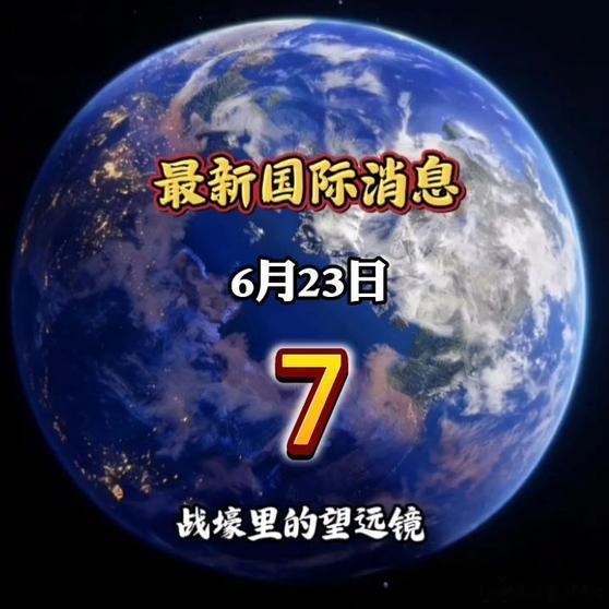 《6月23日最新国际消息，素材来源于网络国际局势分析环球热议 》6月23日最新国