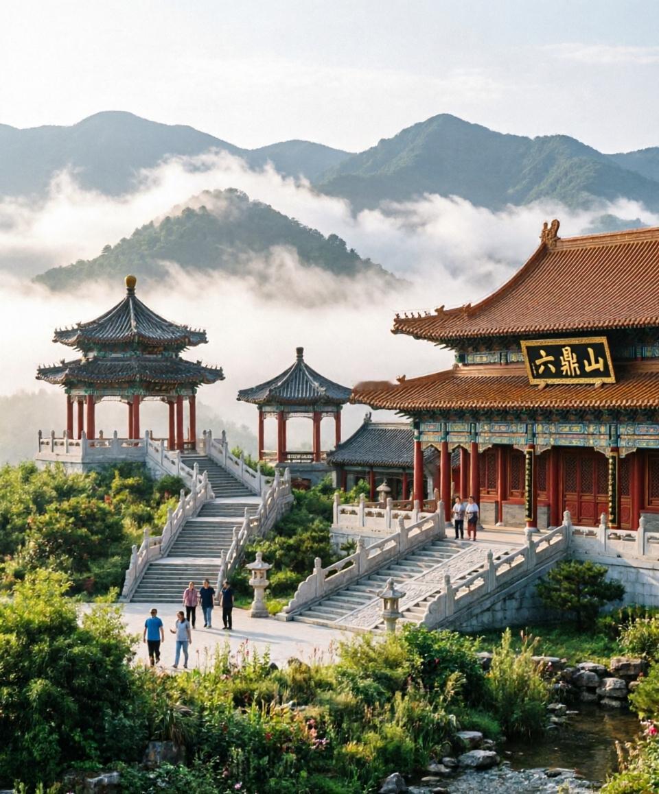 延边敦化六鼎山旅游攻略

         六鼎山位于吉林省敦化市南郊3公里处，