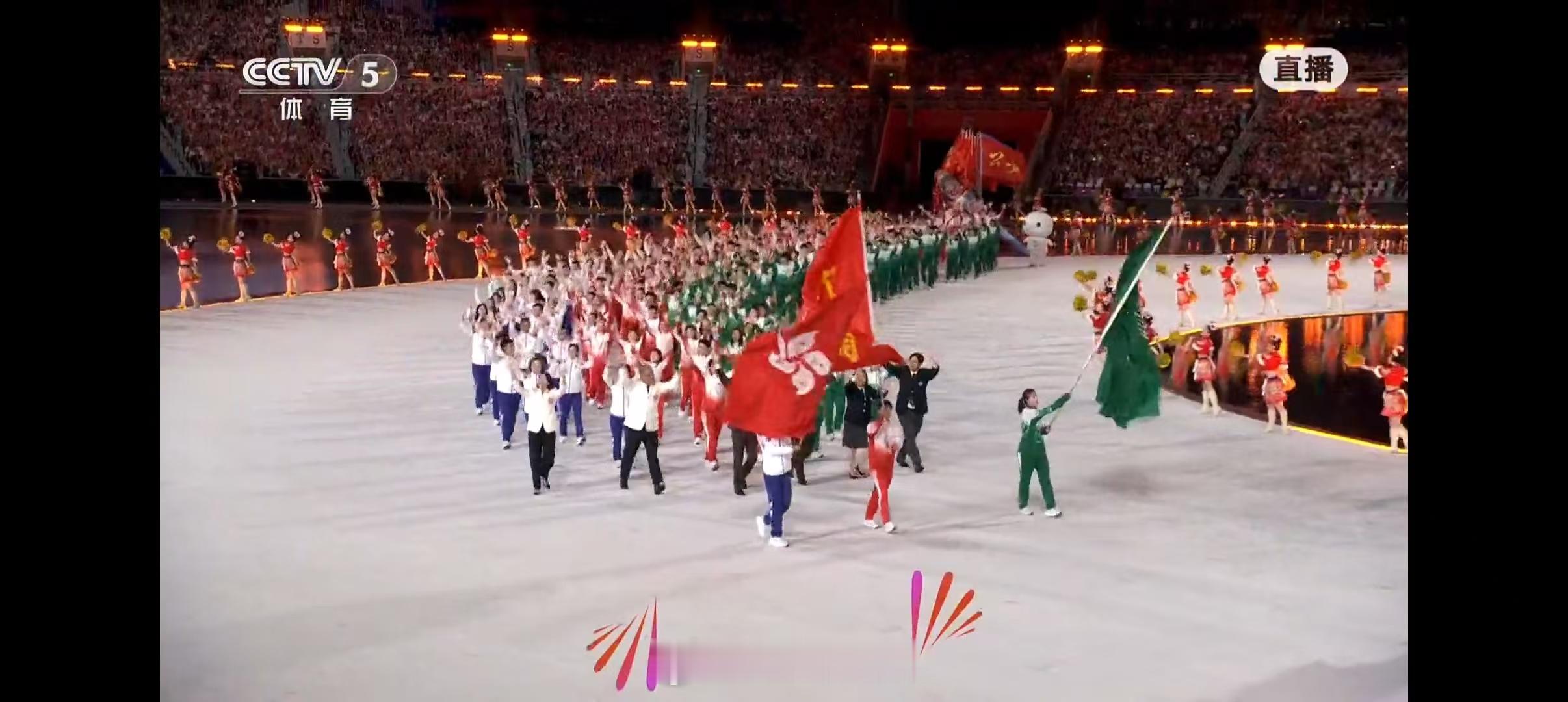 希望下届全运会有湾湾代表团！[太开心]全运开幕式 ​​​